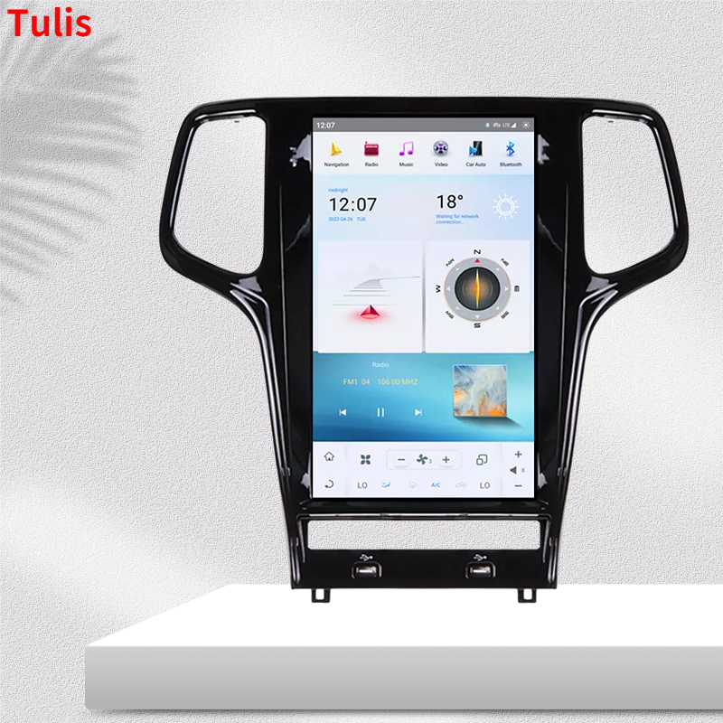 Tulis Audio and Calling Built-in Microphone CD USB SD Aux in AM FM Radio For Jeep Grand Cherokee 2011-2013 Car Multimedia Receivers