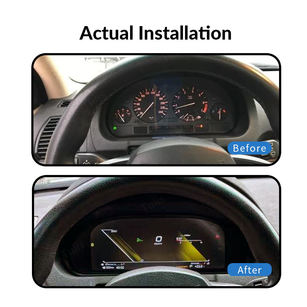 BMW X5 E39 E53 1999-2006 Car Digital Cluster Instrument Virtual Cockpit Speedometer Dashboard Ghost Screen