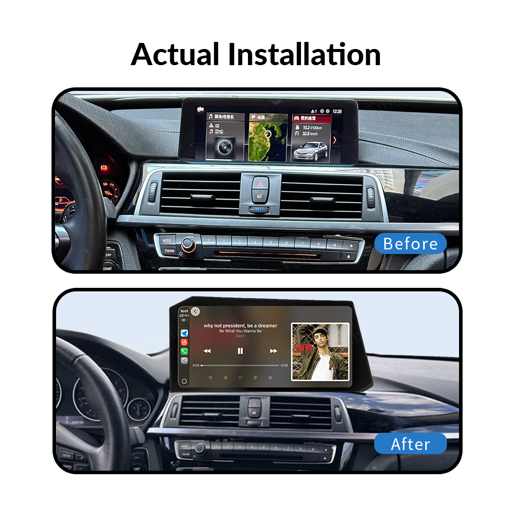 BMW 3 Series GT 4 Series F31 F32 F33 F34 F35 F36 2013-2019 12.9" X Style Android Screen Navigation Car Radio With Carplay Android Auto