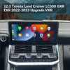 12.3 Toyota Land Cruiser LC300 GXR EXR 2022-2023 Upgrade VXR Android Screen Navigation Car Radio With Carplay Android Auto