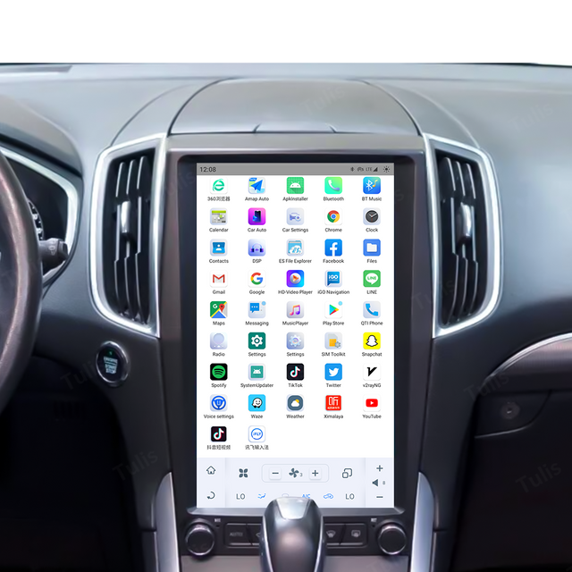 13.6“ Tesla Stlye Ford Edge 2015-2019 Android Screen Navigation Car Radio With Carplay Android Auto