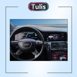 Audi A4 2009-2016 Dual Screen Car Digital Cluster Instrument Virtual Cockpit Speedometer Dashboard Ghost Screen