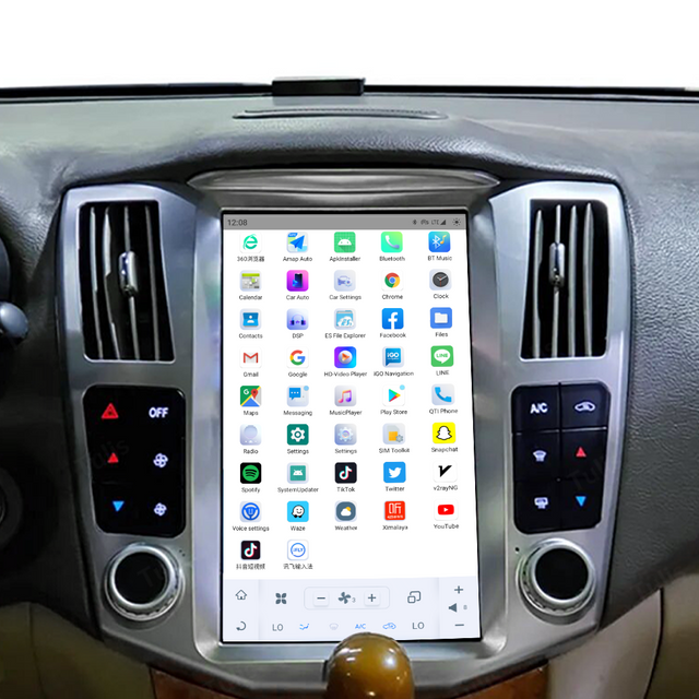 11.8" Tesla Stlye Lexus RX300 330 400H 2004-2008 Android Screen Navigation Car Radio With Carplay Android Auto