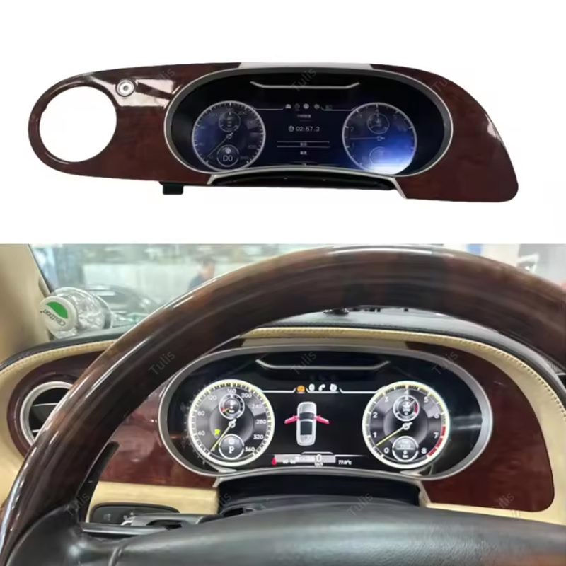 Tulis Digital Dashboard Panel Virtual Instrument Cluster Cockpit Lcd Speedometer Digital Cluster For Bentley Bentayga