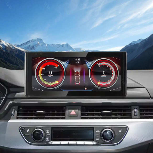 Tulis Touch Screen Android Car Radio GPS Navigation DVD Player Stereo Multimedia Audio System for Audi A4L A4 B9 A5 2017-2020