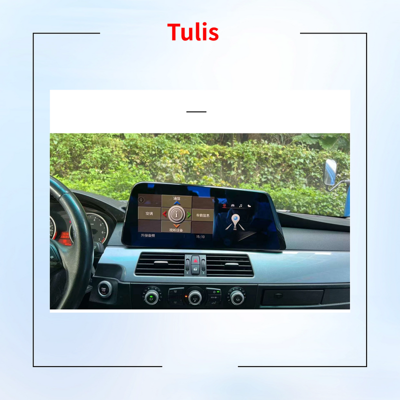 Tulis Android 13 Touch Screen Car DVD Player For BMW 5 Series E60 2003-2008 With GPS Navigation Bluetooth Built In Carplay