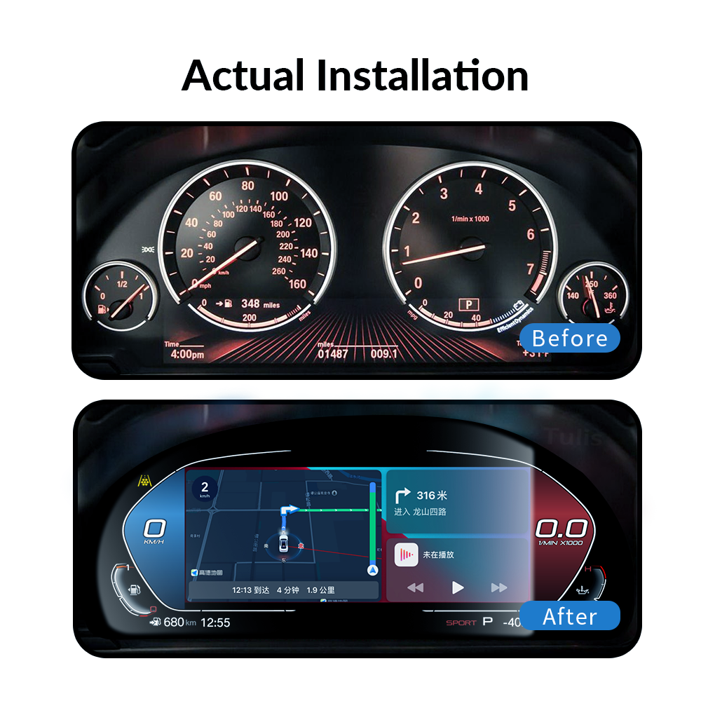 BMW 7Series F01 F02 F03 F04 2009-2016 Car Digital Cluster Instrument Virtual Cockpit Speedometer Dashboard Ghost Screen