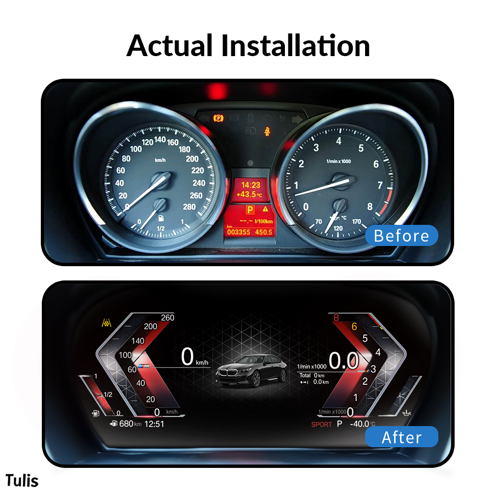 BMW Z4 E89 2009-2016 Car Digital Cluster Instrument Virtual Cockpit Speedometer Dashboard Ghost Screen