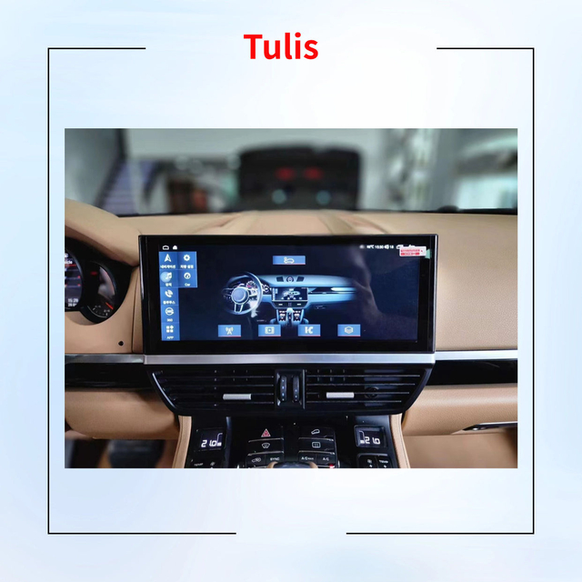 Tulis 12.3 Inch Android Screen Multimedia for Porsche Cayenne 2010- 2016 Auto Stereo Video GPS Navigation Carplay DVD Player