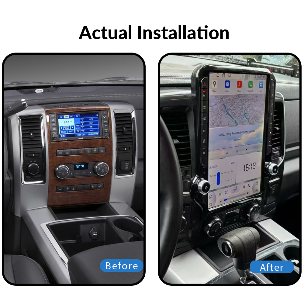 14.5“ Dodge RAM 2009-2012 Android Screen Navigation Car Radio With Carplay Android Auto