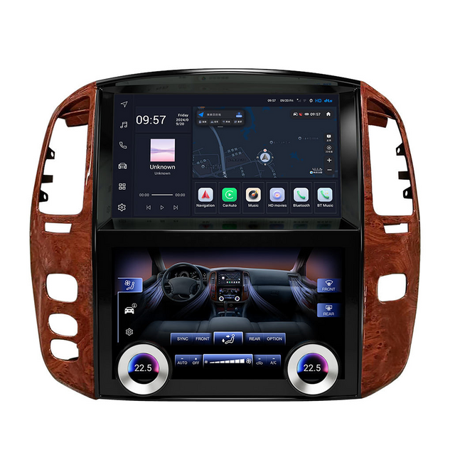 Toyota Land Cruiser LC100 2003-2007 Lexus LX470 2004-2006 Android Screen Navigation Car Radio With Carplay Android Auto