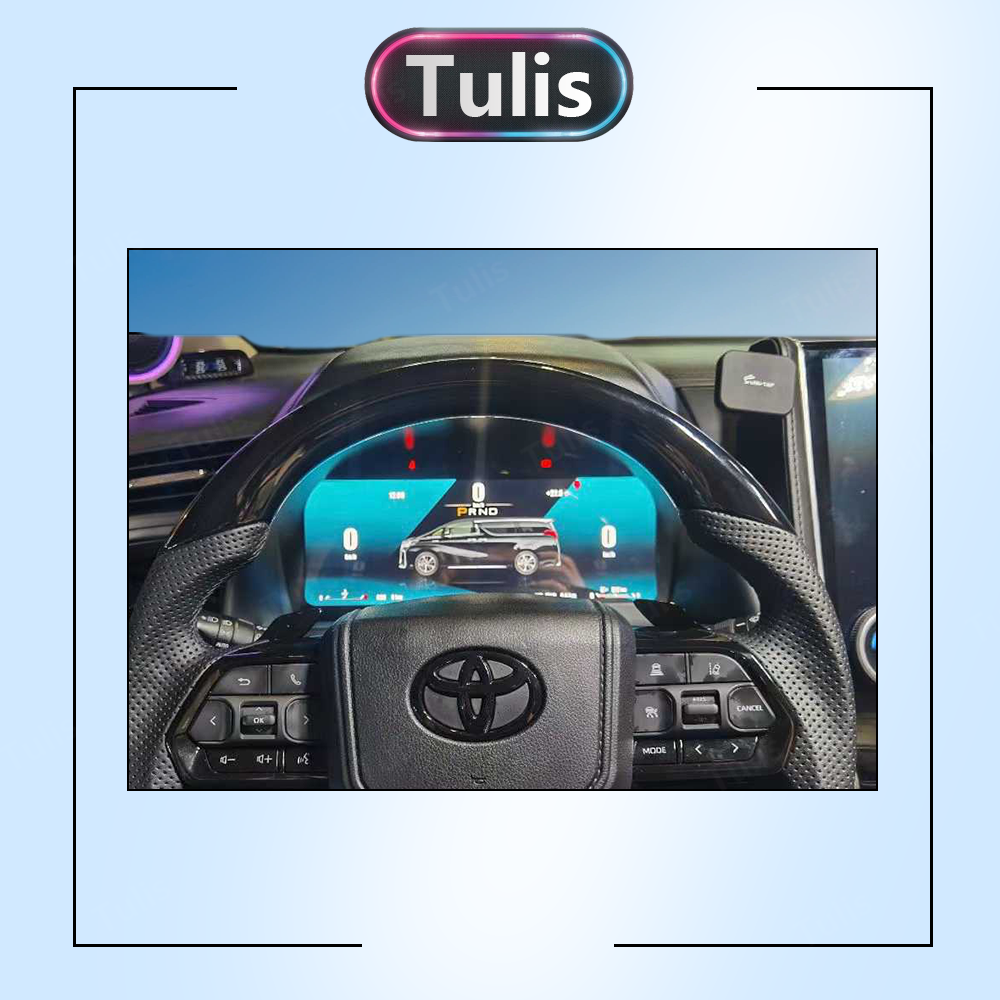 Alphard 20series 30 series 35series 2008-2023 Upgrade 40 series Car Digital Cluster Instrument Virtual Cockpit Speedometer Dashboard Ghost Screen