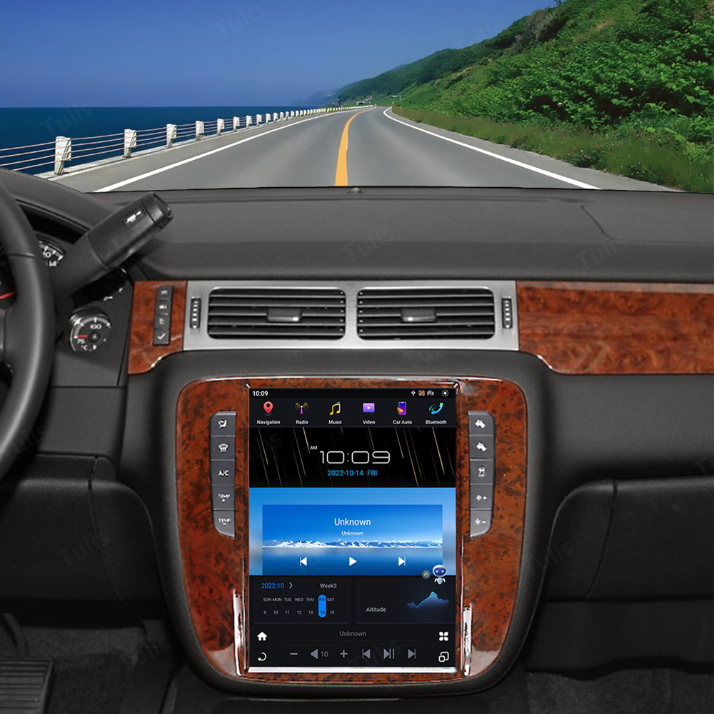 GMC YUKON Chevrolet Suburban Tahoe 2007-2013 Android Screen Navigation Car Radio With Carplay Android Auto