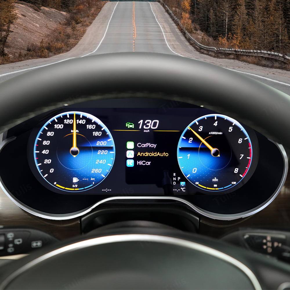 Mercedes Benz A Class 2013-2018 Car Digital Cluster Instrument Virtual Cockpit Speedometer Dashboard Ghost Screen