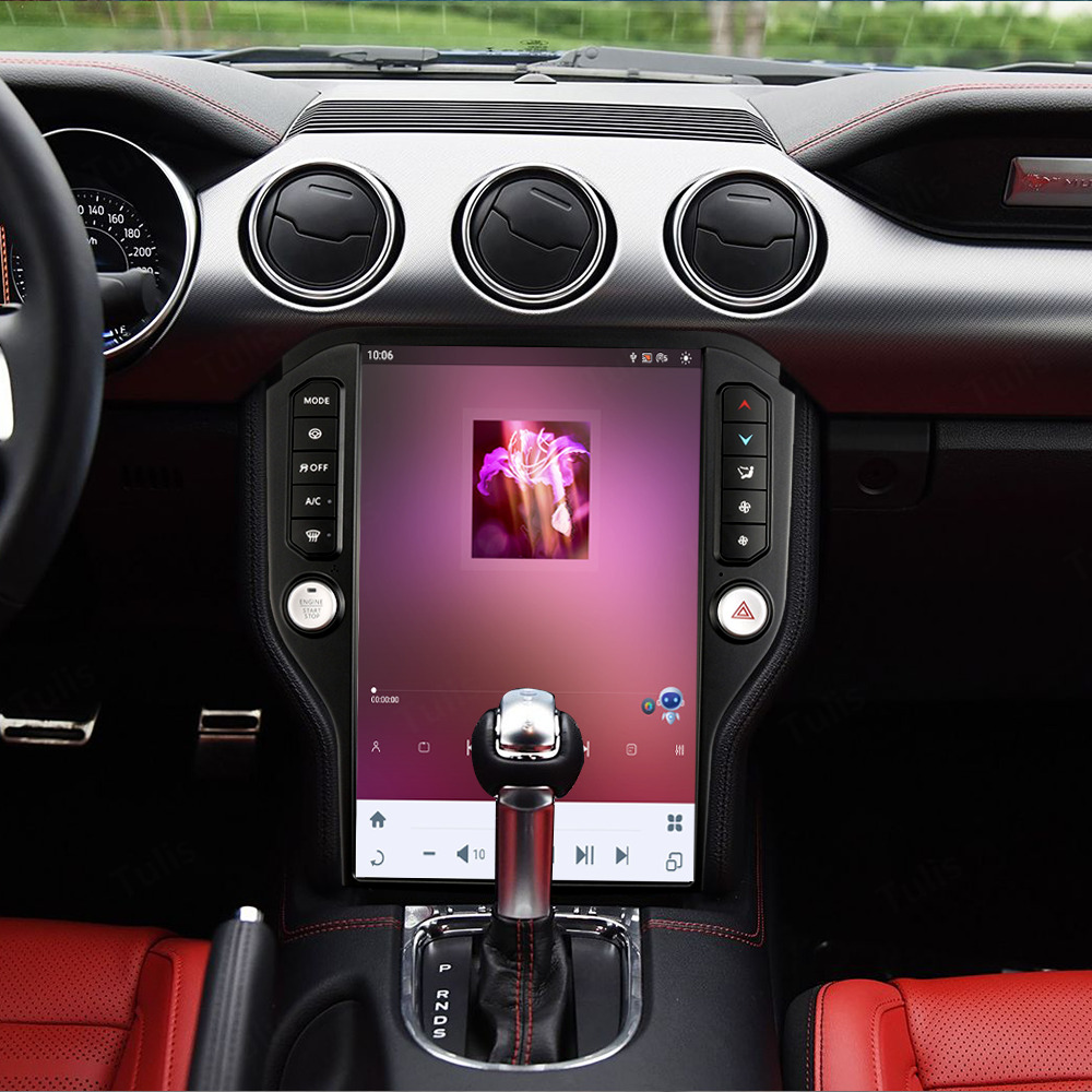 14.4" Ford Mustang 2015-2020 Android Screen Navigation Car Radio With Carplay Android Auto