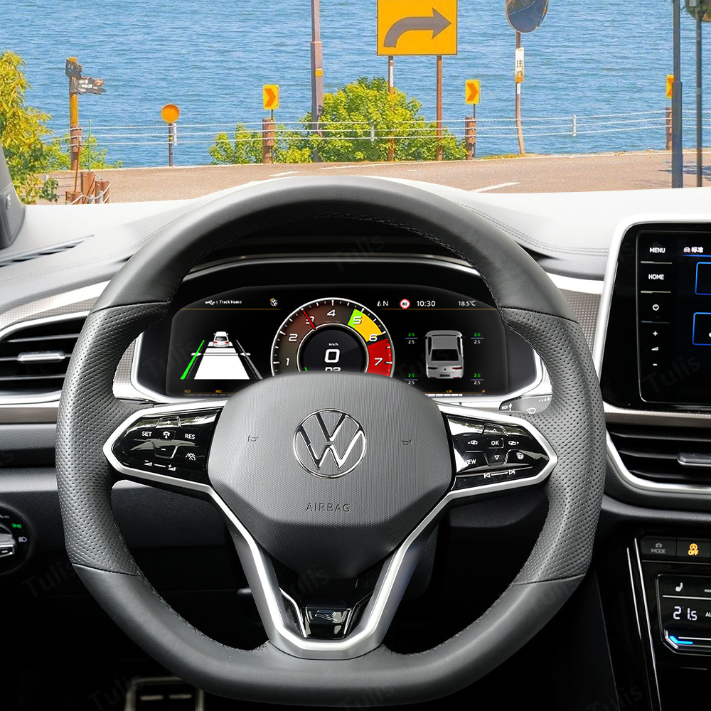 VW T-ROC 2018-2025 Car Digital Cluster Instrument Virtual Cockpit Speedometer Dashboard Ghost Screen