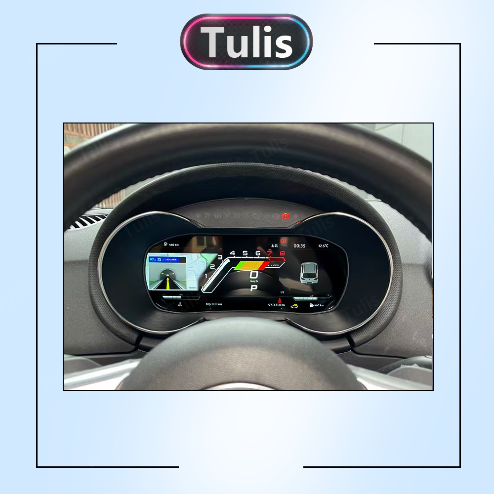 Audi TT S RS 2008-2014 Car Digital Cluster Instrument Virtual Cockpit Speedometer Dashboard Ghost Screen