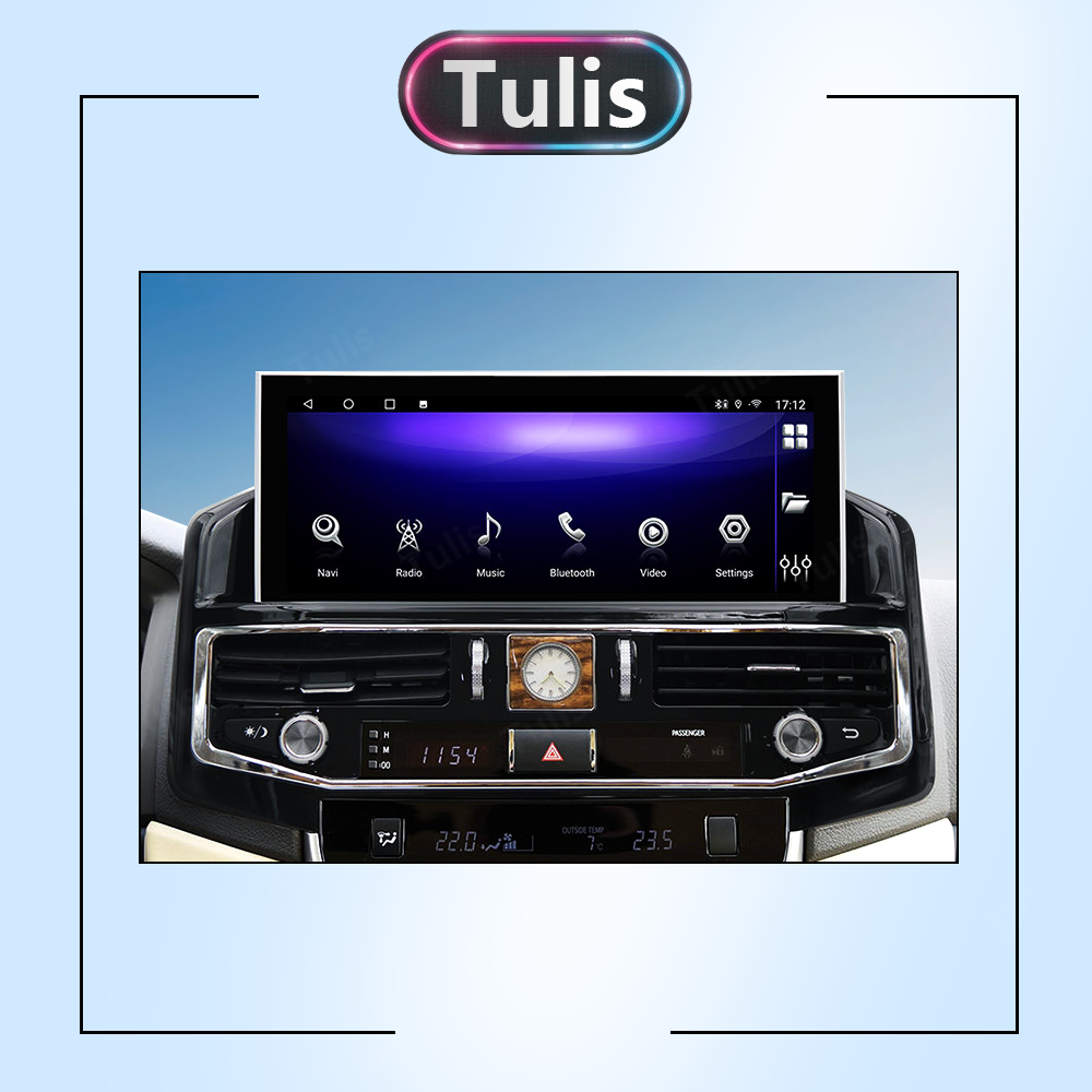 12.3“ Toyota Land Cruiser LC200 2016-2020 Android Screen Navigation Car Radio With Carplay Android Auto