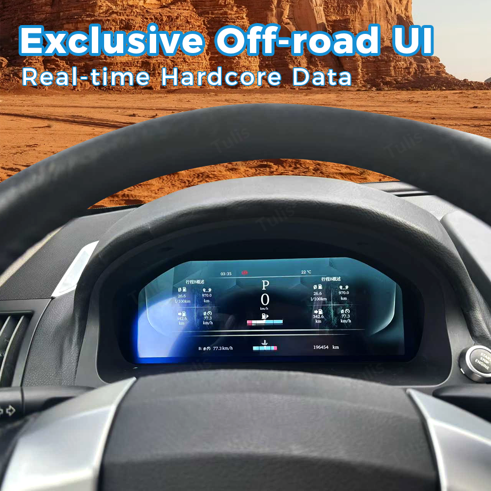 Land Rover Freelander 2 2007-2015 Car Digital Cluster Instrument Virtual Cockpit Speedometer Dashboard Ghost Screen