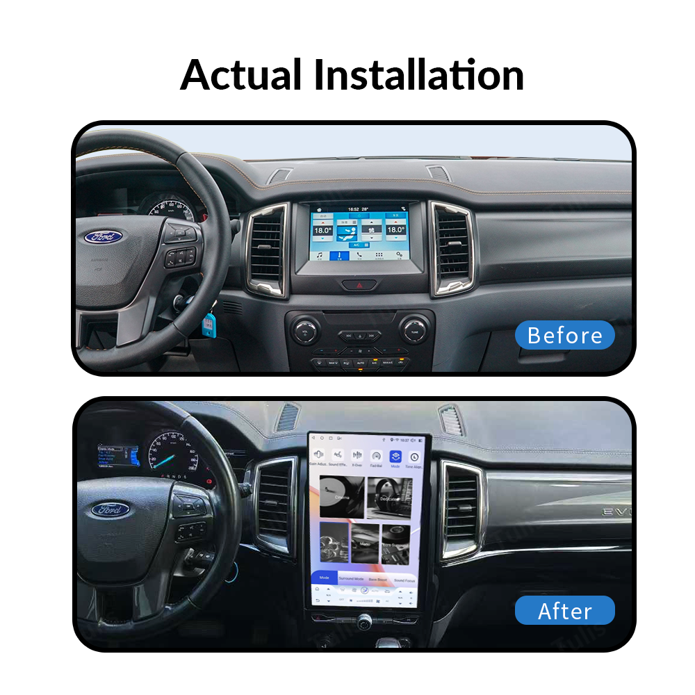 14.5'' Ford Ranger 2016-2020 Android Screen Navigation Car Radio With Carplay Android Auto