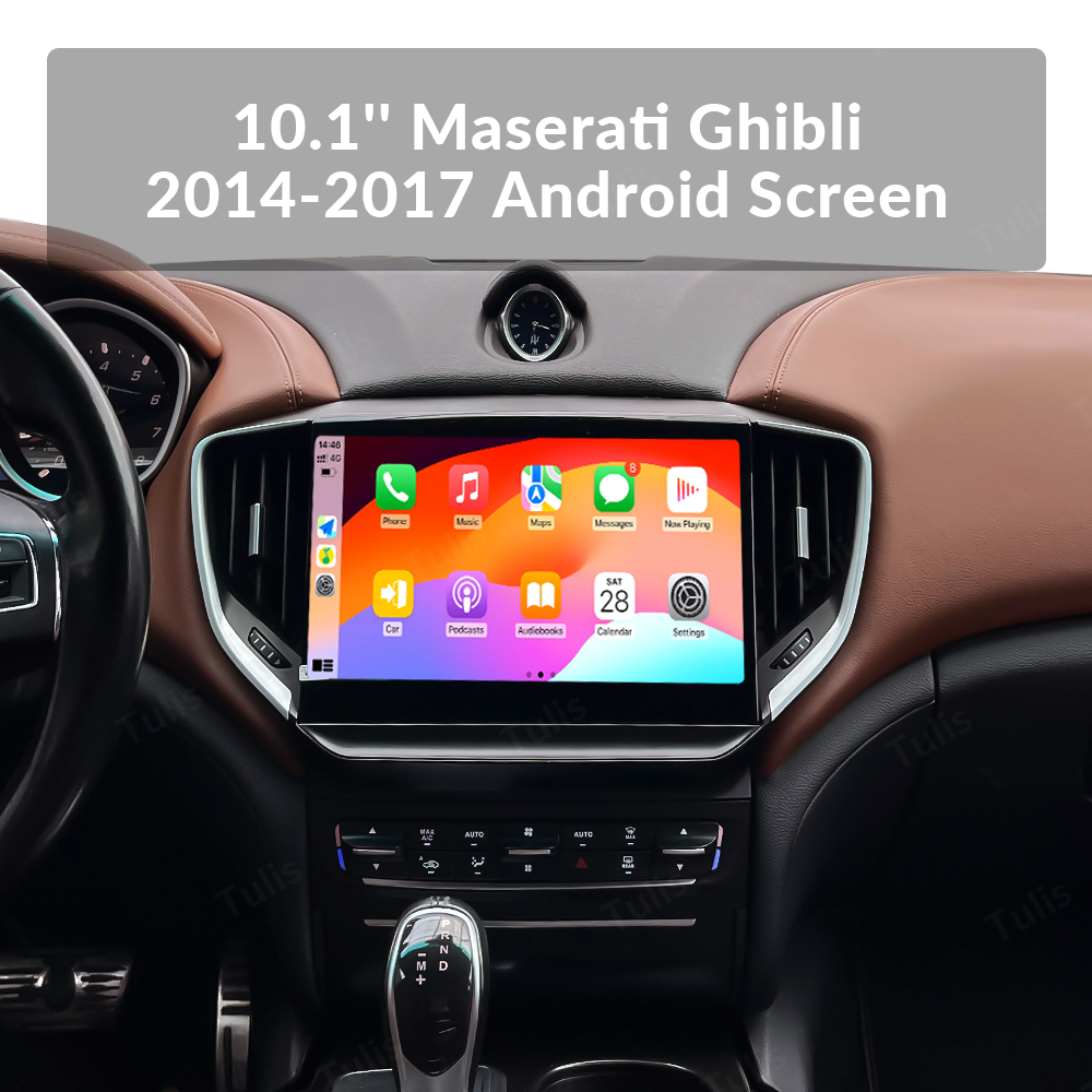 10.1'' Maserati Ghibli 2014-2017 Android Screen Navigation Car Radio With Carplay Android Auto