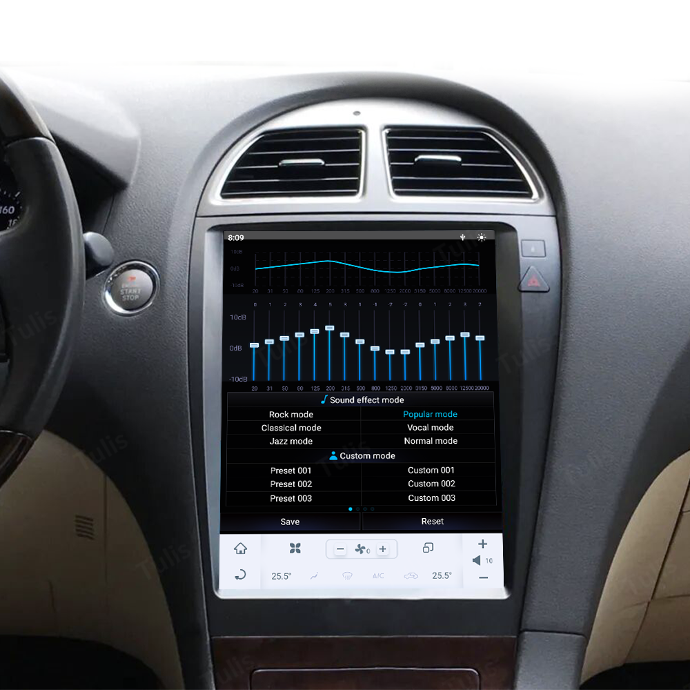 12.1" Tesla Style Lexus ES240 ES350 2006-2012 Android Screen Navigation Car Radio With Carplay Android Auto