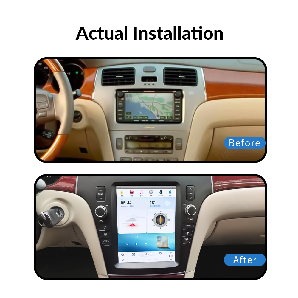 10.4'‘ Tesla Style Lexus ES 2005 Android Screen Navigation Car Radio With Carplay Android Auto
