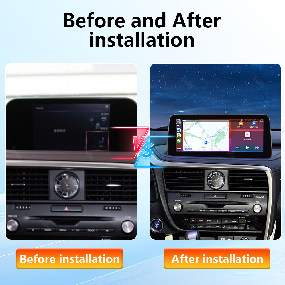 Tulis Touch Screen Android Car Radio GPS Navigation DVD Player Stereo Multimedia Audio System for Lexus RX 2020