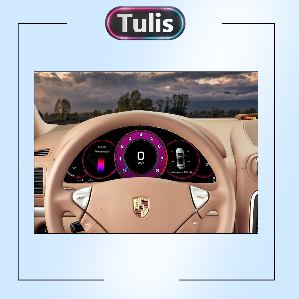 Tulis Porsche Cayenne 2002-2009 Digital Dashboard Panel Virtual Instrument Cluster Cockpit Lcd Speedometer Digital Cluster 