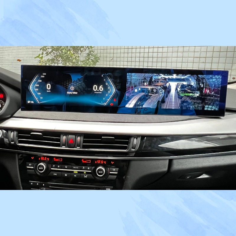 Tulis Android 13 Dual 12.3 Inch Touch Screen Car Radio Stereo Multimedia Player For BMW X5 X6 With GPS Navigation Built In Carplay 360