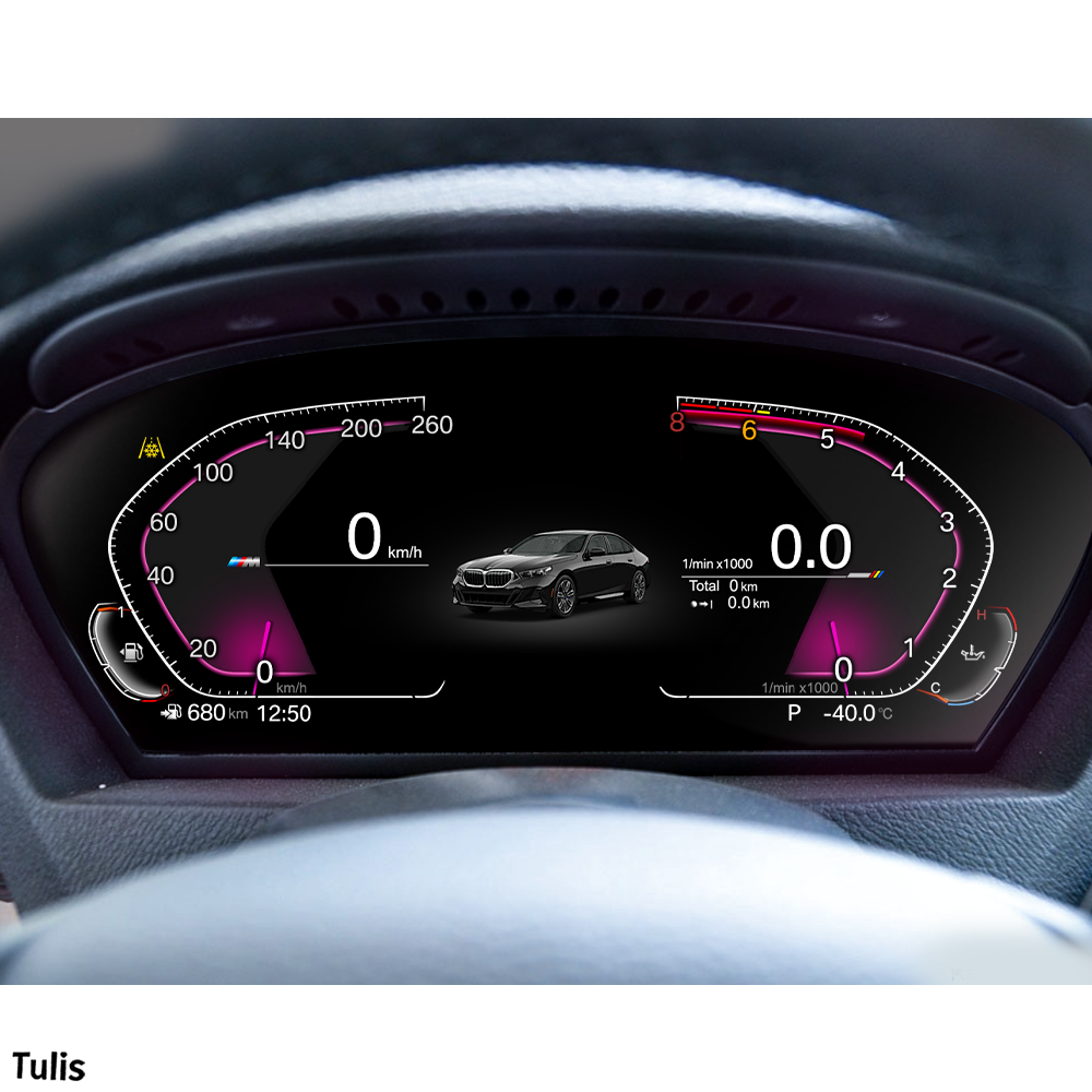 BMW X6 E71 2007-2013 Car Digital Cluster Instrument Virtual Cockpit Speedometer Dashboard Ghost Screen