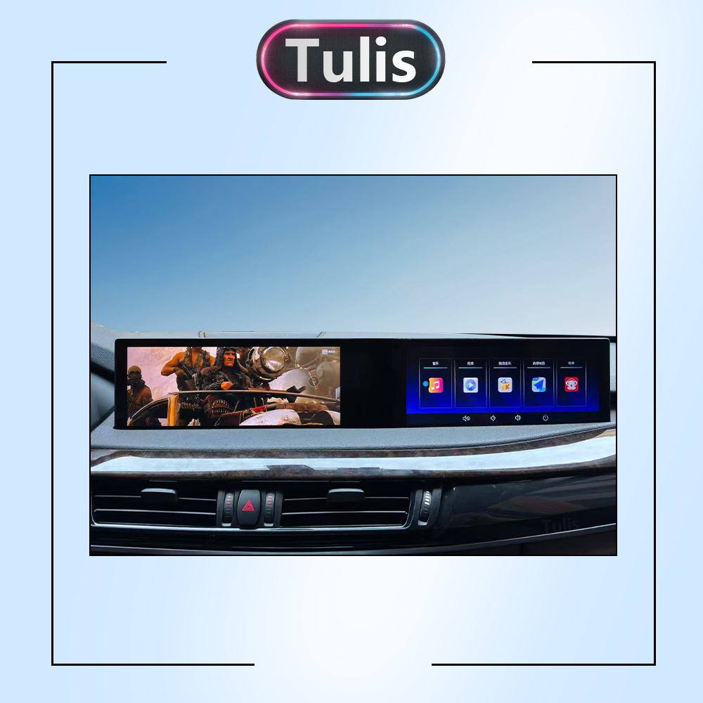 BMW X5 X6 2014-2017 Dual 12.3 Inch Android Screen Navigation Car Stereo With Carplay Android Auto