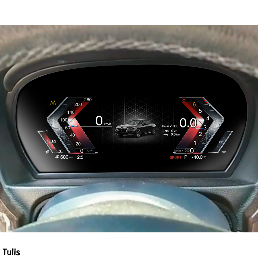 BMW 3Series E90 2007-2012 Car Digital Cluster Instrument Virtual Cockpit Speedometer Dashboard Ghost Screen