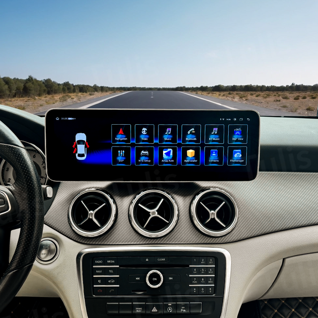 14.9" Mercedes Benz A Classs 2013-2018 Android Screen Navigation Car Radio With Carplay Android Auto