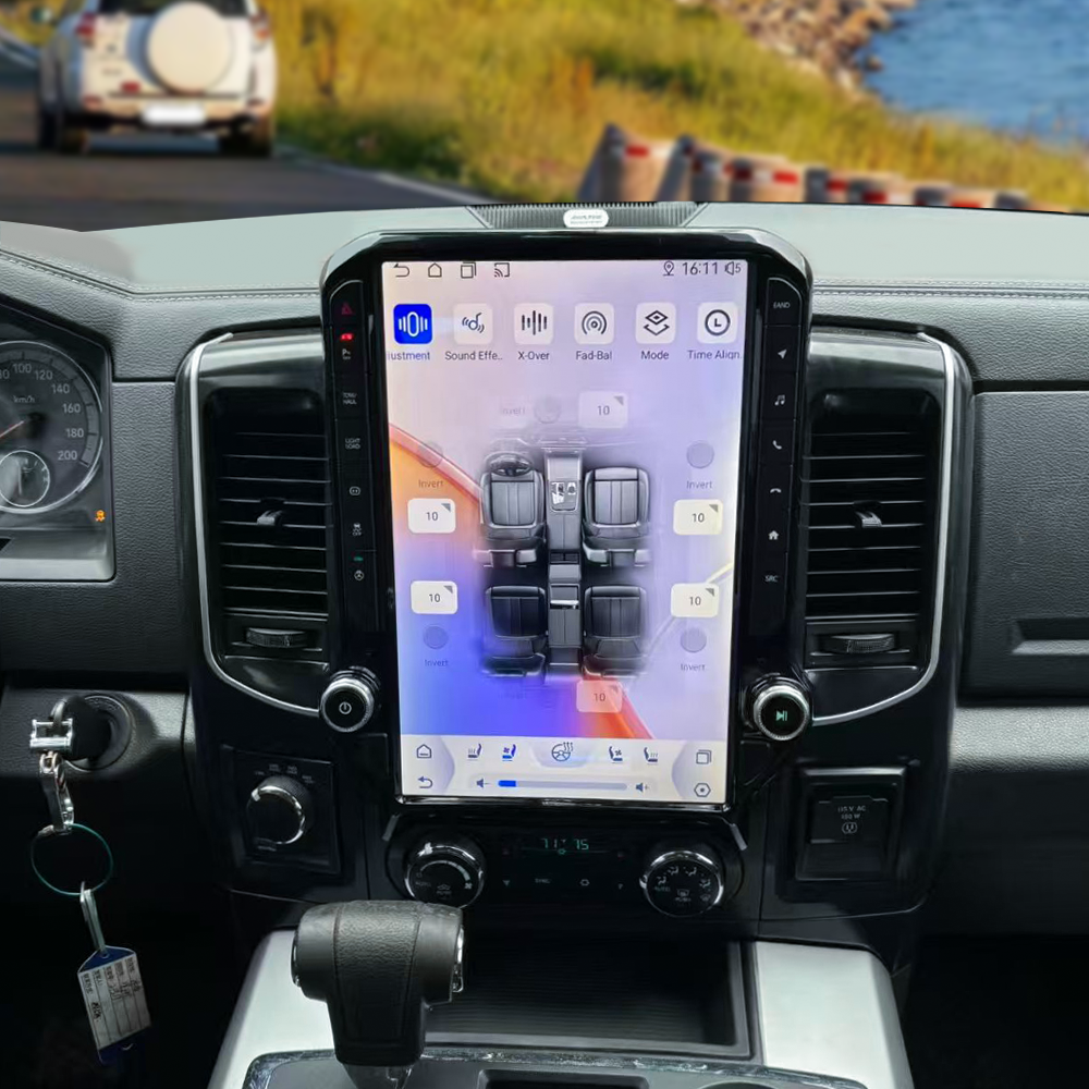 14.5“ Dodge RAM 2009-2012 Android Screen Navigation Car Radio With Carplay Android Auto