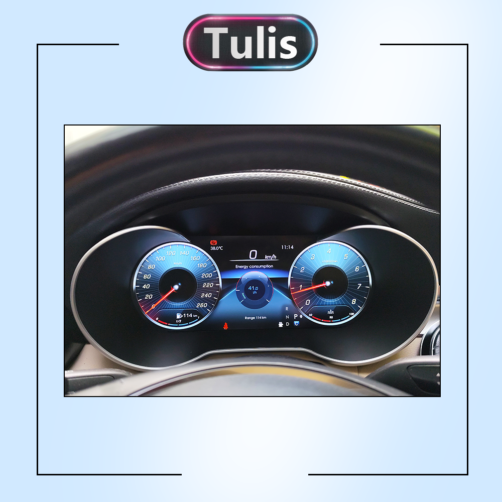 Mercedes Benz V Class 2016-2019 Car Digital Cluster Instrument Virtual Cockpit Speedometer Dashboard Ghost Screen