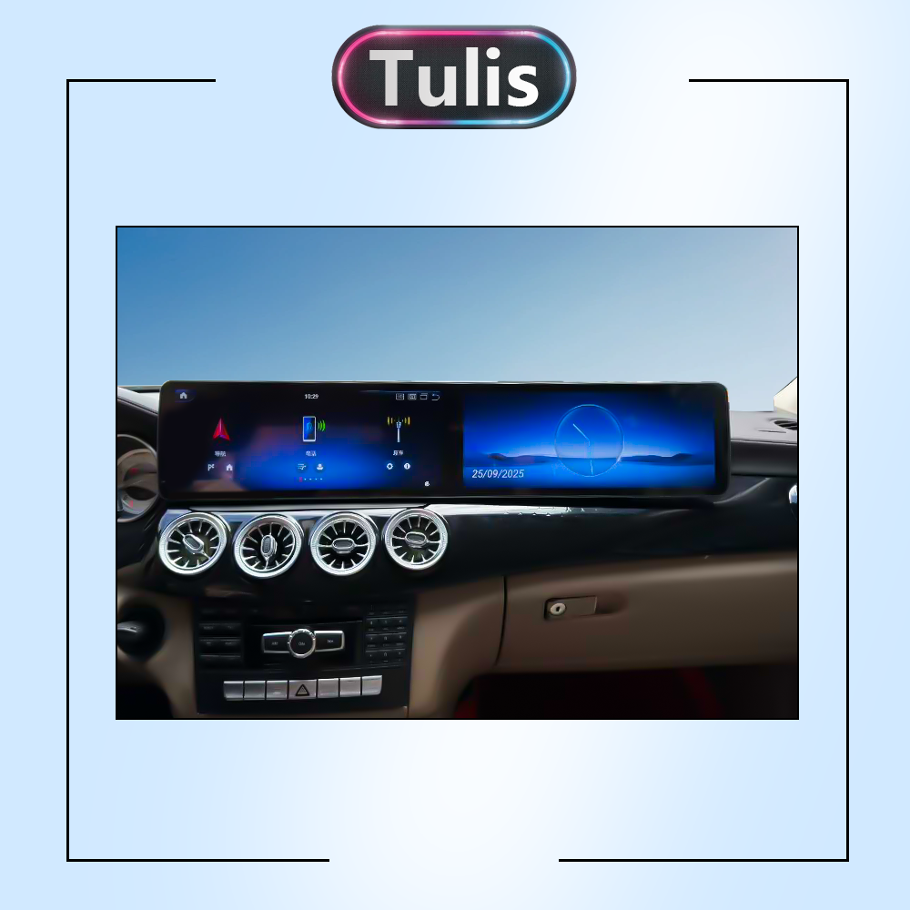  Mercedes Benz CLS W218 2012-2017 Dual 12.3 Inch Android Screen Navigation Car Stereo With Carplay Android Auto