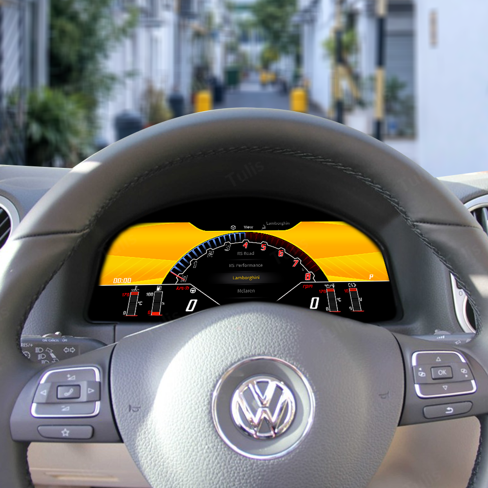 VW Lavida 2013-2019 Car Digital Cluster Instrument Virtual Cockpit Speedometer Dashboard Ghost Screen