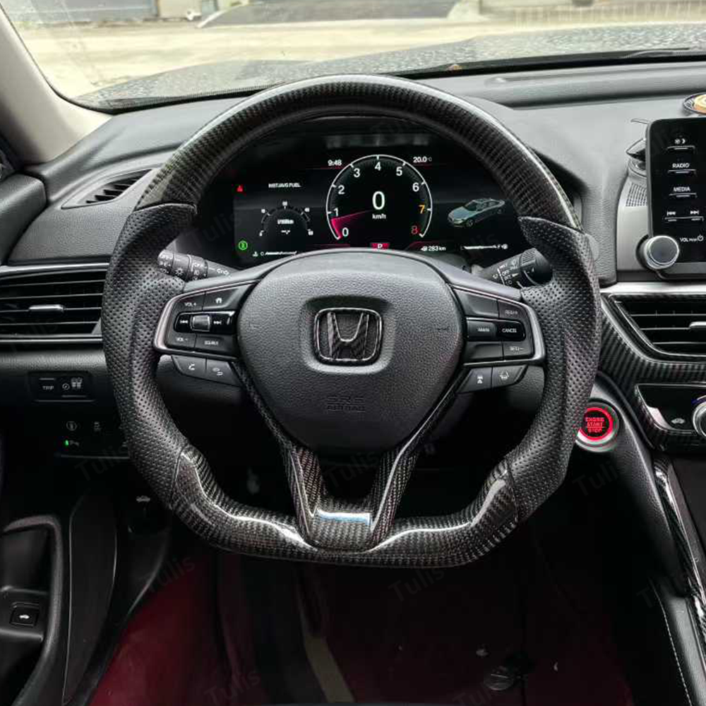 Tenth Generation Honda Accord 2018-2022 12.3" Car Digital Cluster Instrument Virtual Cockpit Speedometer Dashboard Ghost Screen