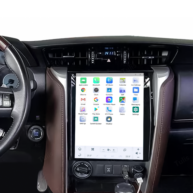 12.1“ Tesla Style Toyota Fortuner 2016 -2022 Android Screen Navigation Car Radio With Carplay Android Auto