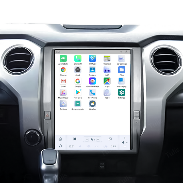 12.1“ Tesla Style Toyota Tundra 2012 -2018 Android Screen Navigation Car Radio With Carplay Android Auto