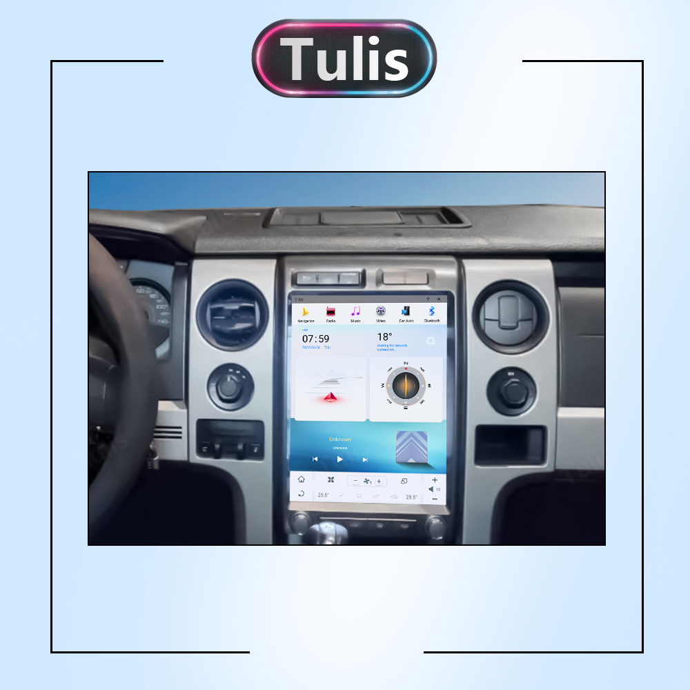 12.1“ Tesla Style Toyota Fortuner 2016 -2022 Android Screen Navigation Car Radio With Carplay Android Auto