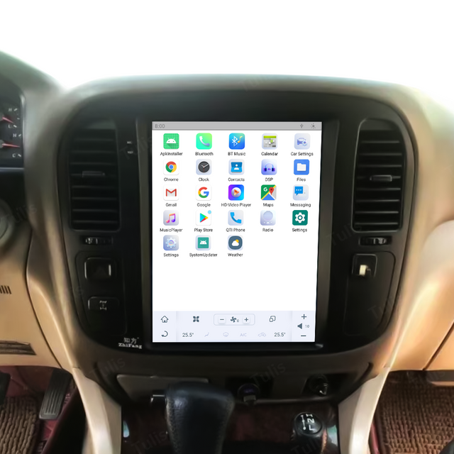 12.1'‘ Tesla Style Toyota Land Cruiser 1999-2002 Android Screen Navigation Car Radio With Carplay Android Auto