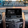 12.3“ Infiniti QX80 QX56 2010-2020 Android Screen Navigation Car Radio With Carplay Android Auto