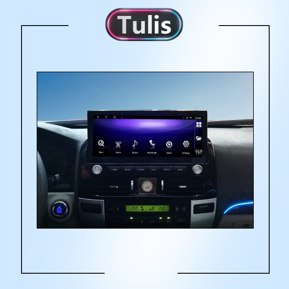 12.3“ Lexus GX470 Toyota Prado 2003-2010 Android Screen Navigation Car Radio With Carplay Android Auto