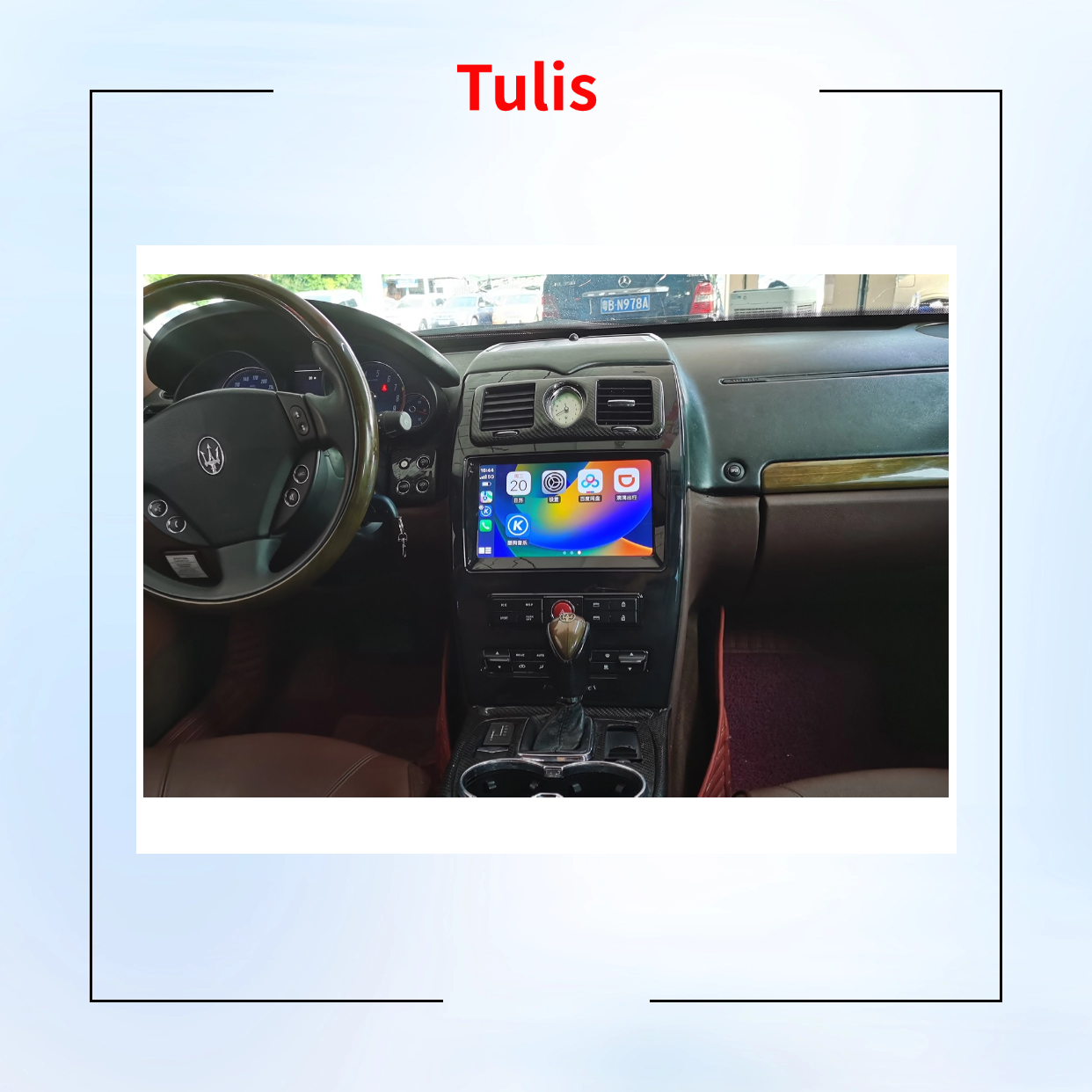 Tulis Android 13 For Maserati Quattroporte QP 2004-2012 AC Panel Car Multimedia Systeam Car Tablet Android Touch Screen