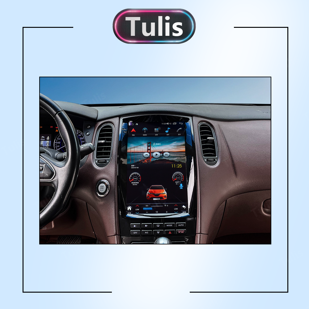 12.1'' Infiniti QX50 EX25 EX35 2010-2016 Android Screen Navigation Car Radio With Carplay Android Auto