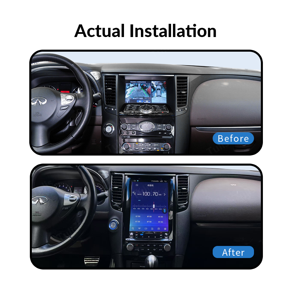 12.1'' Tesla Style Infinite FX35 FX50 QX70 2009-2019 Android Screen Navigation Car Radio With Carplay Android Auto