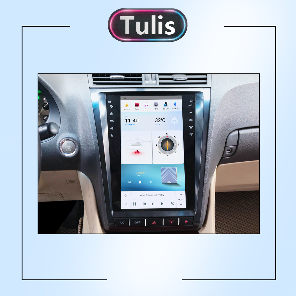 11.8“ Tesla Stlye Lexus GS Series 2004-2011 Android Screen Navigation Car Radio With Carplay Android Auto