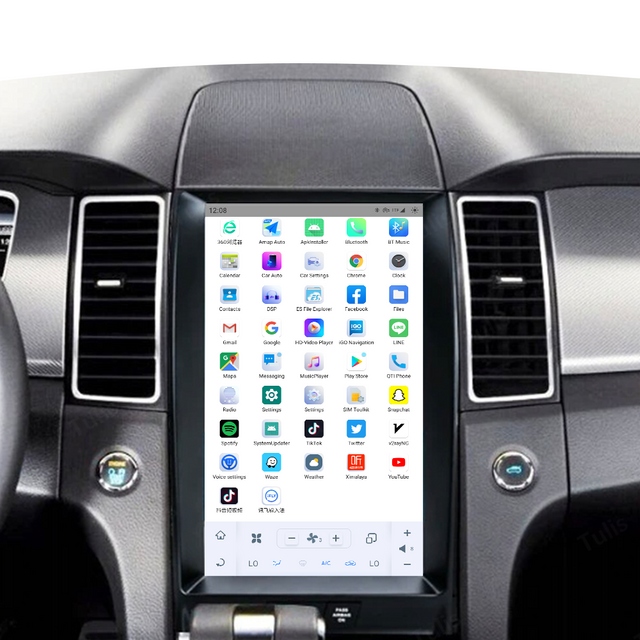 13.6 “ Tesla Style Ford Taurus 2009-2013 Android Screen Navigation Car Radio With Carplay Android Auto